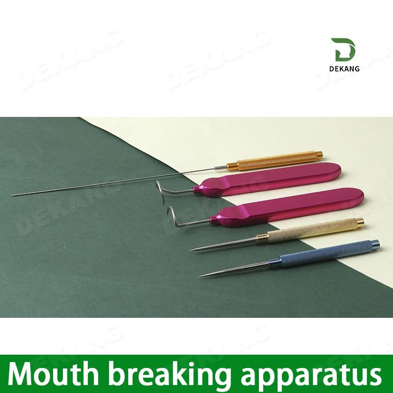 Facial Line Breaker Skin Lift Buried Wire Guide Mouth Opener Large V Needle Stainless Steel Cosmetic Plastic Surgery